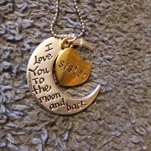 “Sister, I love you to the moon and back”